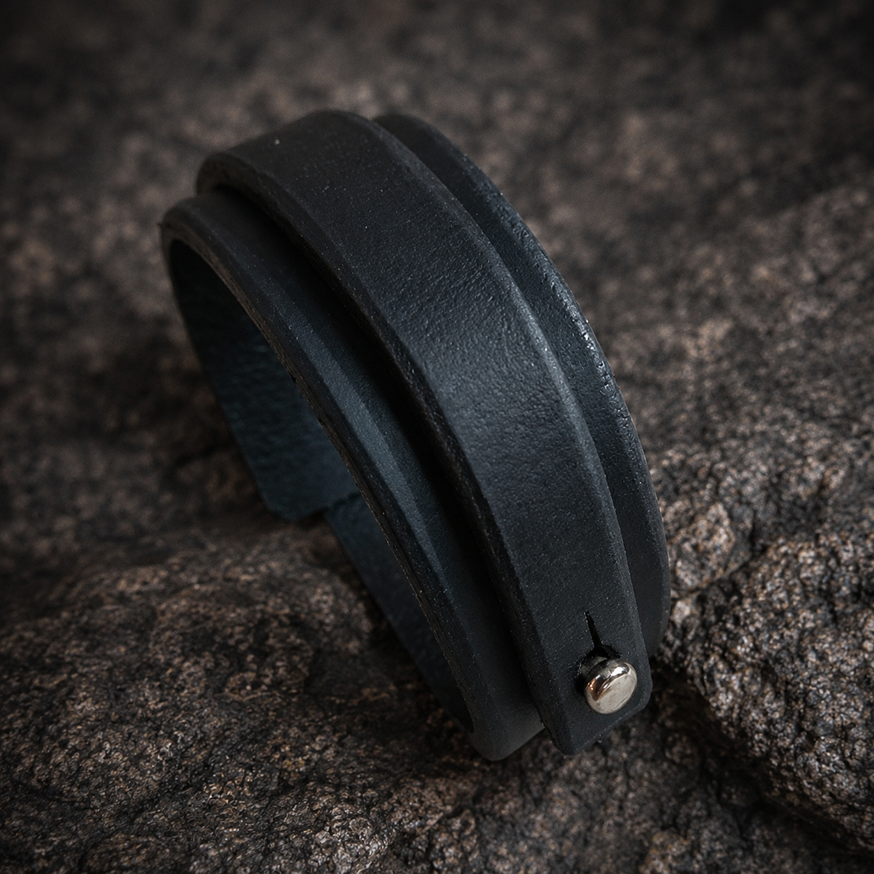 Black Leather Bracelet, Leather Bracelet, Men Bracelet, Leather Cuff, wrap leather bracelet, leather wristband, Boho Leather Jewelry, Gift