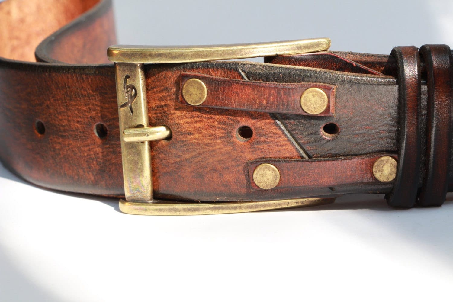 Brown Leather Belt By Ishaor The Perfect Gift for men