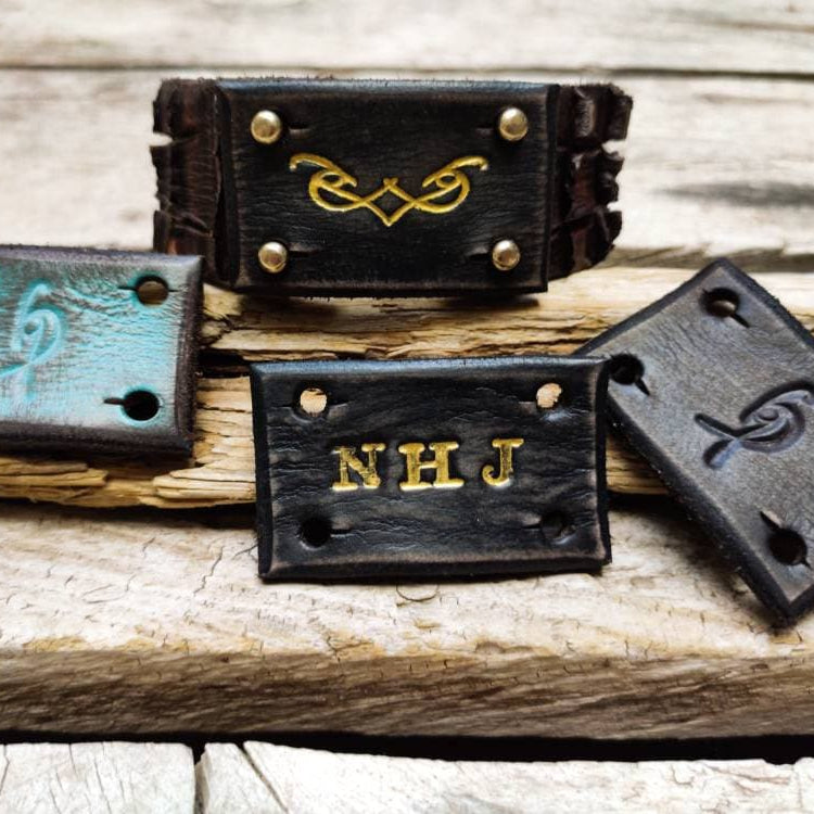 Mens Leather Cuff Bracelet with Genuine Brown Wrap - Stylish Bracelet for Men