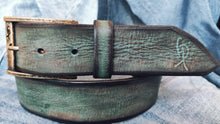 Vintage Mens Leather Belt - Customized Gift for Him