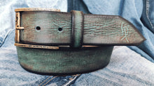 Vintage Mens Leather Belt - Customized Gift for Him