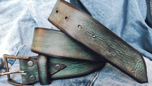 Vintage Mens Leather Belt - Customized Gift for Him