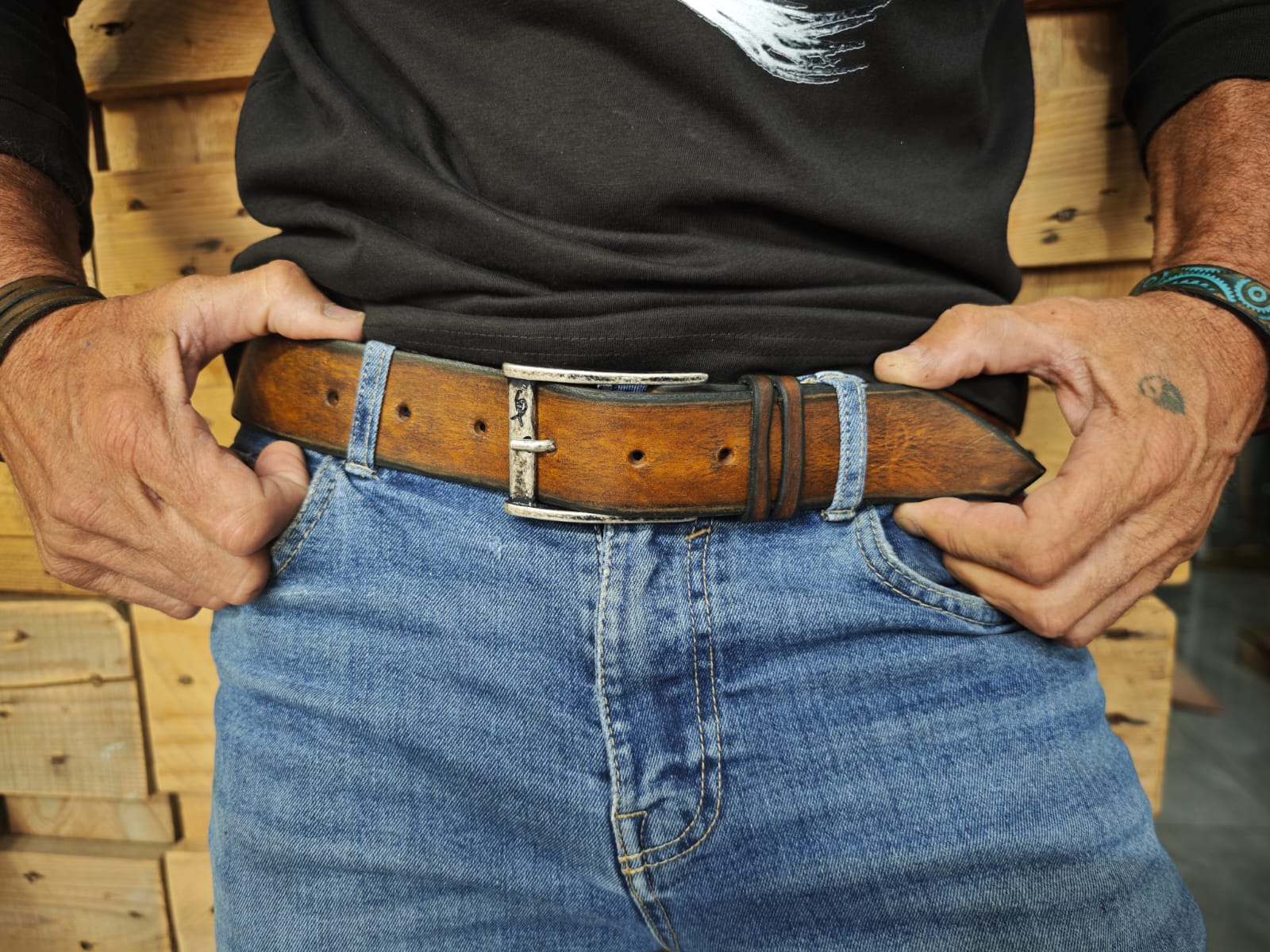 Brown Men's Belt,Brown Leather Belt, Handmade Men's Belt, High Quality Leather Belt, Anniversary Gift for Him, Gift for boyfriend, fashion