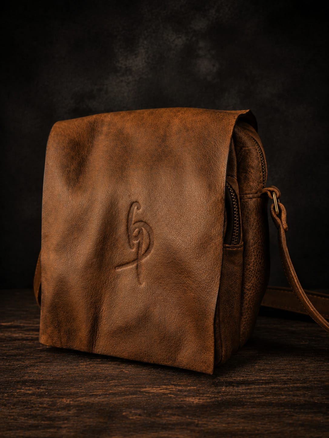 THE DISTRESSED WALNUT HERITAGE LEATHER BAG