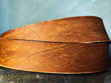 Saddle Brown Full-Grain Leather Belt – Wide 4.2 cm Jeans Belt with Vintage Brass Buckle