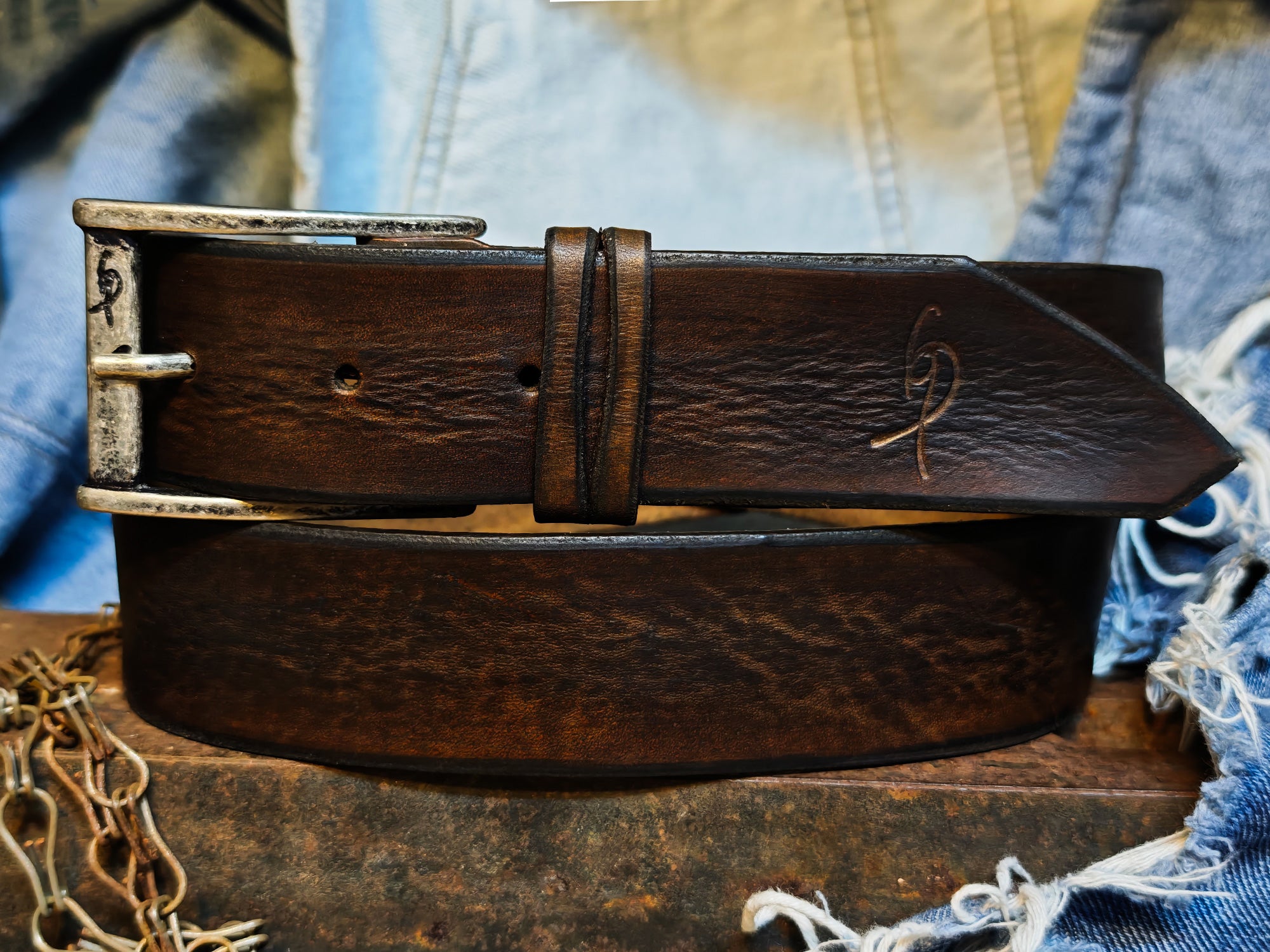 Personalized Leather Mens Belt, Full Grain Leather Belt for Him, Christmas Gift Man Belt, Brown Leather Belt for Men, Christmas Mens Gift