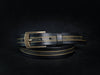 Leather Belt with Buckle for Men Women and Unisex - Black and Genuine Leather Options Available