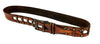 Handcrafted Leather Belts - Customizable Mens Womens Wide Fashionable Brown - Genuine Artisan Apparel