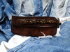 Unique Western Leather Belt for Women - Customizable Design Brown - No Buckle Required