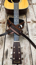 Leather Guitar Strap, brown leather guitar belt  personalized guitar strap, gift for musician,