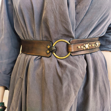western belt, women Belt, Unique Leather, waist belt, Brown waist belt Belt ,design belt without buckle, waist leather belt  custom  belt
