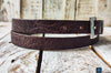 Stylish Brown Leather Belt with Silver Buckle - Perfect for Everyday Wear and Pairing with Jeans