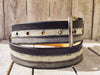 Unique Leather Belt for Men Women Rustic Style Buckle Belt Handcrafted Leather Accessories