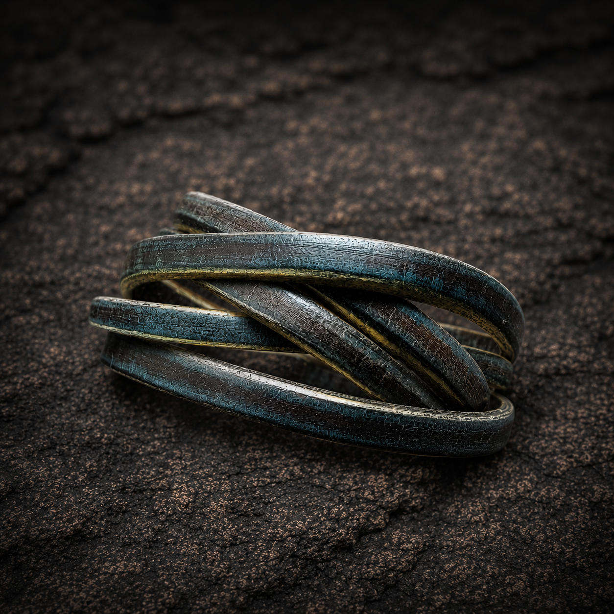 Light Blue Brown and Gold Color Bracelet For Women