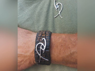 Leather Wrap Bracelet, Brown Cuff, Men's Cuff, Brown Leather Bracelet, Men's Bracelet, Men's Leather Bracelet, Wrap Bracelet, Leather Cuff