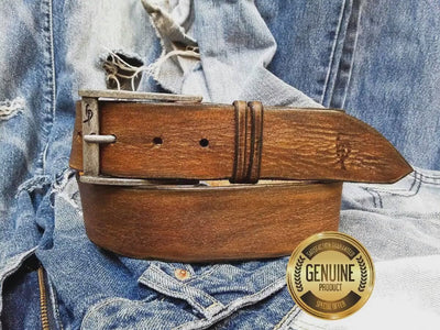 Artisan Leather, Buckle Belt, Men's Design, Fashion Leather, Brown Belt, Men's Belt, Vintage Style Accessories, Men's Apparel, Western Style