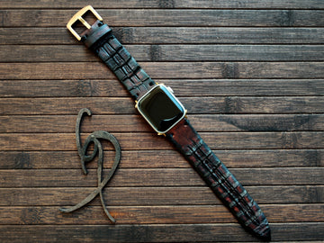 Apple Watch Band - Crocodile Leather