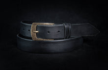 Simple Black Leather belt
