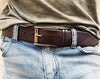 Simple belt - dark brown