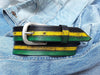 Leather Belt, Men's Belt, Buckle Belt, Custom Belt, Woman's Belt, Unisex Belt, Men's Leather, Rastafarian, Artisan Leather, Rasta Clothing