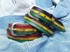 Leather Belt, Men's Belt, Buckle Belt, Custom Belt, Woman's Belt, Unisex Belt, Men's Leather, Rastafarian, Artisan Leather, Rasta Clothing