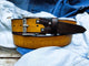 Two Pieces Belt - Wide Yellow & Brown