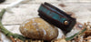 Wrap bracelet - Turquoise & Brown wash