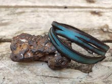 Turquoise bracelet with original silver clasp