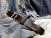 Personalized Leather Mens Belt, Full Grain Leather Belt for Him, Christmas Gift Man Belt, Brown Leather Belt for Men, Christmas Mens Gift