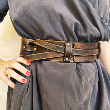 Brown  waist belt