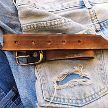 Children leather belt