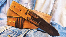 Brown  Dark Brown Narrow Belt Set - Stylish and Versatile Accessory