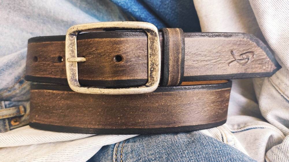 Vintage Belt (Narrow) - Brown