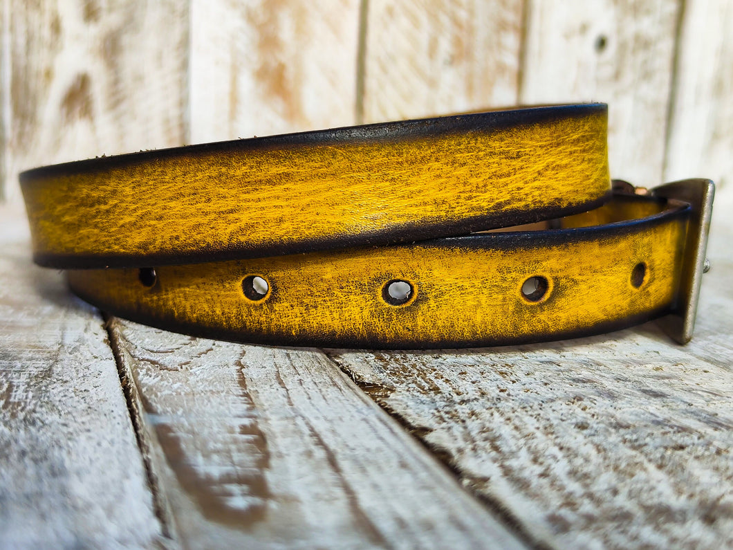 Yellow women belt
