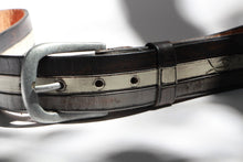 Three Stripe Belt - Black, White & Gray