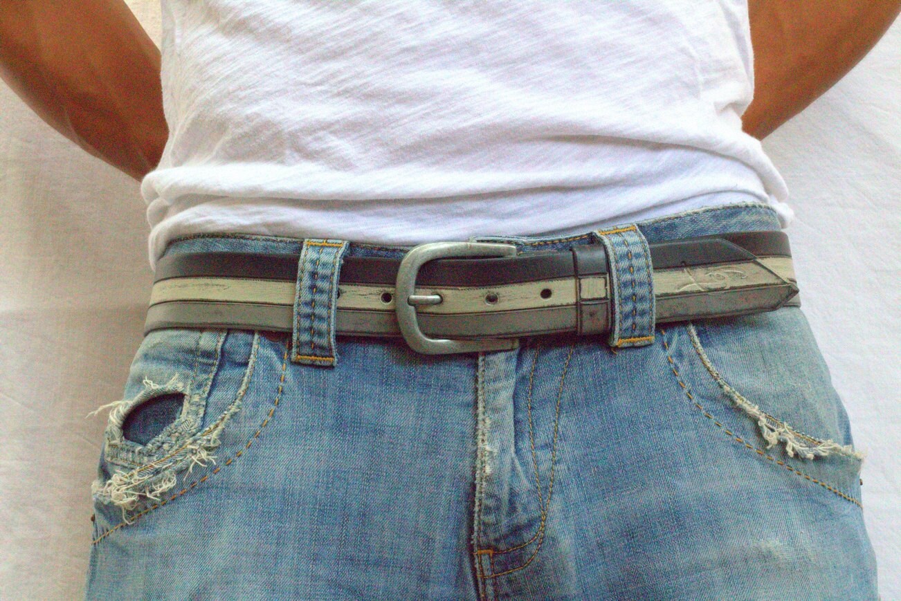 Men's White Belts