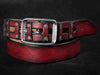 Square belt - Red with Black Wash
