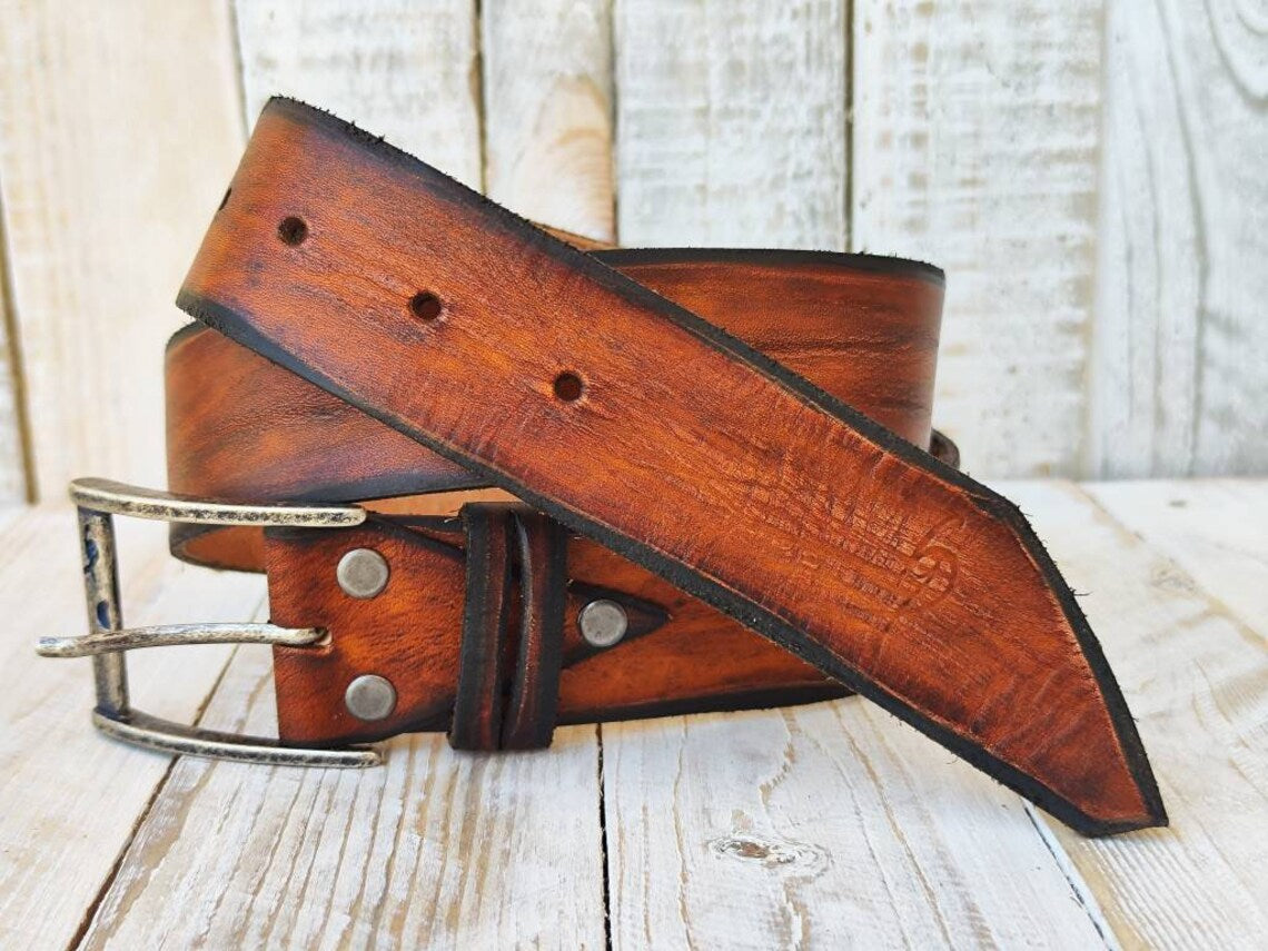 Simple belt - Vintage light brown